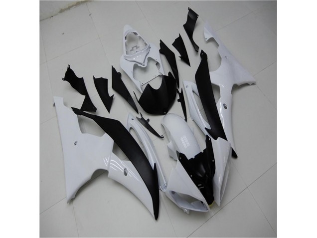 Kits Carenado Moto R6 2008-2016 - Blanco Negro Kits Carenado Moto R6 2008-2016 - Blanco Negro