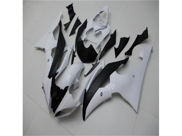 Kits Carenado Moto R6 2008-2016 - Blanco Negro Kits Carenado Moto R6 2008-2016 - Blanco Negro