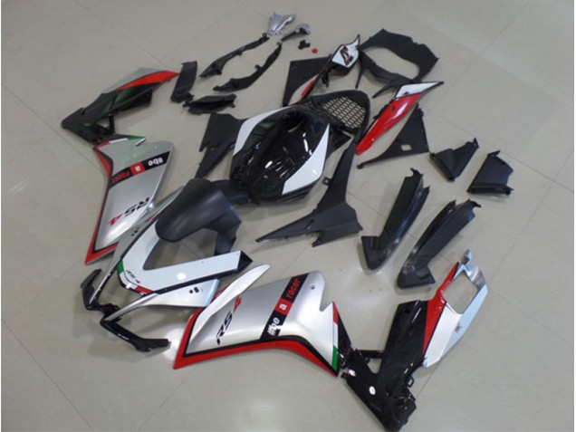 Kits Carenado Moto RS4 50 125 2011-2018 - Negro Plata Rojo Kits Carenado Moto RS4 50 125 2011-2018 - Negro Plata Rojo