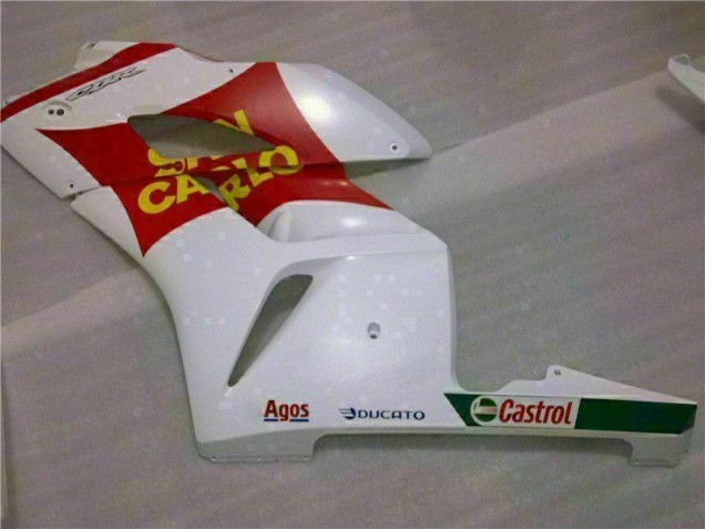 Kits Completo Carenado Moto ABS CBR 1000 RR 2004-2005 - Blanco Rojo Kits Completo Carenado Moto ABS CBR 1000 RR 2004-2005 - Blanco Rojo