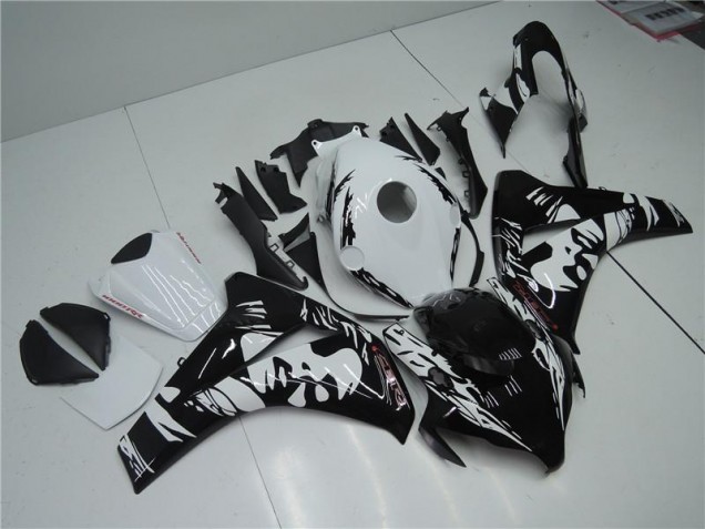 Kits Completo Carenado Moto ABS CBR 1000 RR 2008-2011 - Negro Blanco Kits Completo Carenado Moto ABS CBR 1000 RR 2008-2011 - Negro Blanco