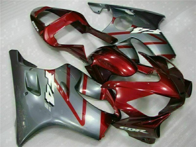 Kits Completo Carenado Moto ABS CBR 600 F4i 2001-2003 - Rojo Plata Kits Completo Carenado Moto ABS CBR 600 F4i 2001-2003 - Rojo Plata