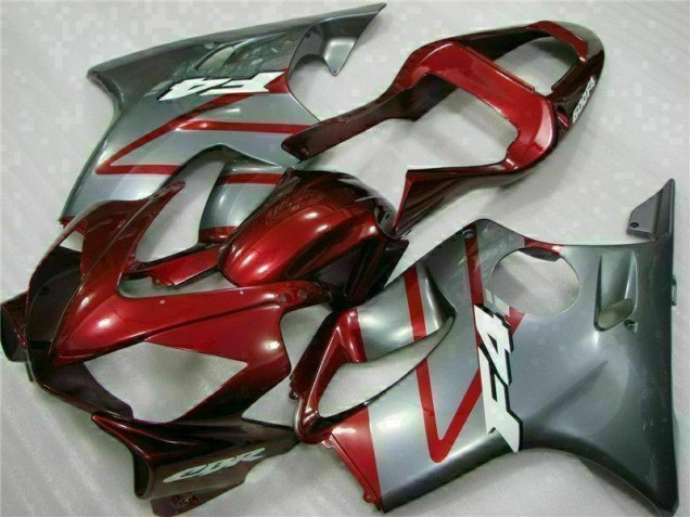 Kits Completo Carenado Moto ABS CBR 600 F4i 2001-2003 - Rojo Plata Kits Completo Carenado Moto ABS CBR 600 F4i 2001-2003 - Rojo Plata