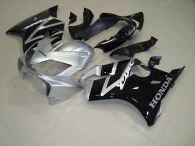 Kits Completo Carenado Moto ABS CBR 600 F4i 2004-2007 - Negro Plata