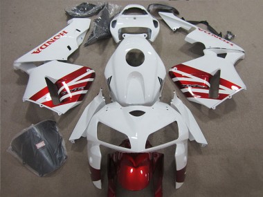 Kits Completo Carenado Moto ABS CBR 600 RR 2005-2006 - Blanco Rojo