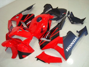 Kits Completo Carenado Moto ABS CBR 600 RR 2005-2006 - Rojo Negro