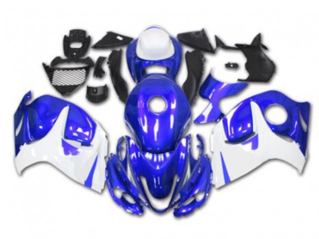 Kits Completo Carenado Moto ABS GSXR 1300 Hayabusa 2008-2019 - Azul Blanco Kits Completo Carenado Moto ABS GSXR 1300 Hayabusa 2008-2019 - Azul Blanco