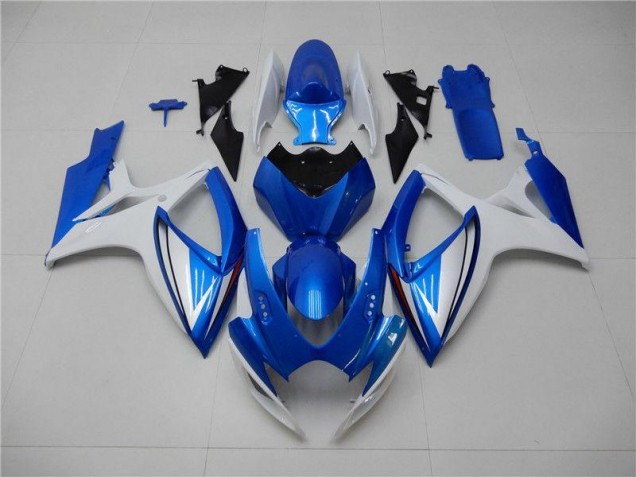 Kits Completo Carenado Moto ABS GSXR 600 / 750 K6 2006-2007 - Azul Blanco Kits Completo Carenado Moto ABS GSXR 600 / 750 K6 2006-2007 - Azul Blanco