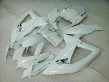 Kits Completo Carenado Moto ABS GSXR 600 / 750 K8 2008-2010 - Blanco