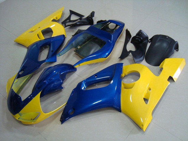 Kits Completo Carenado Moto ABS R6 1998-2002 - Amarillo Azul Kits Completo Carenado Moto ABS R6 1998-2002 - Amarillo Azul