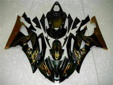 Kits Completo Carenado Moto ABS R6 2008-2016 - Negro
