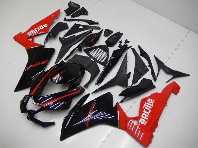 Kits Completo Carenado Moto ABS RSV4 2009-2015 - Negro Rojo