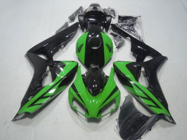 Kits Completo Carenado Moto CBR 1000 RR 2006-2007 - Negro Verde
