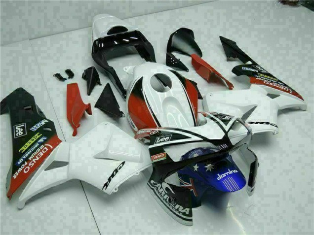 Kits Completo Carenado Moto CBR 600 RR 2003-2004 - Blanco Azul Kits Completo Carenado Moto CBR 600 RR 2003-2004 - Blanco Azul