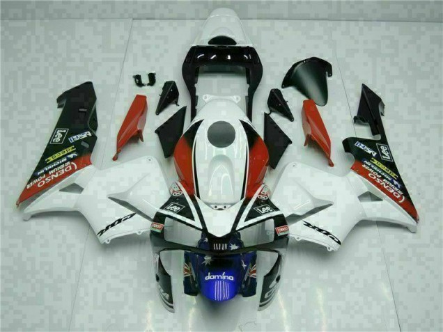 Kits Completo Carenado Moto CBR 600 RR 2003-2004 - Blanco Azul Kits Completo Carenado Moto CBR 600 RR 2003-2004 - Blanco Azul