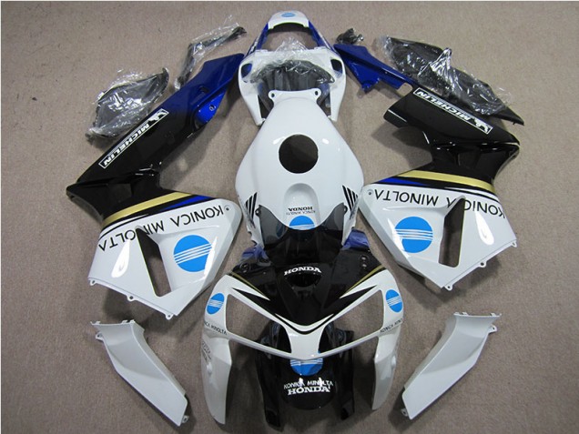 Kits Completo Carenado Moto CBR 600 RR 2005-2006 - Blanco Azul Konica Minolta Kits Completo Carenado Moto CBR 600 RR 2005-2006 - Blanco Azul Konica Minolta
