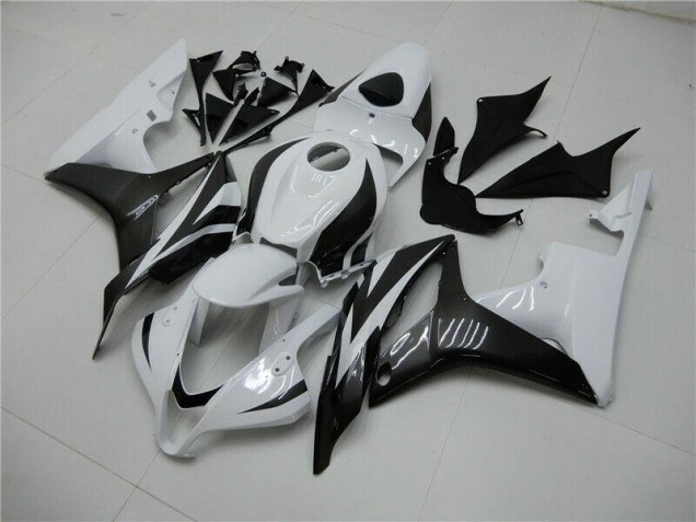 Kits Completo Carenado Moto CBR 600 RR 2007-2008 - Blanco Negro