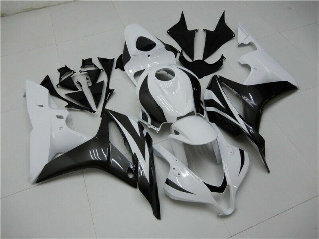Kits Completo Carenado Moto CBR 600 RR 2007-2008 - Blanco Negro