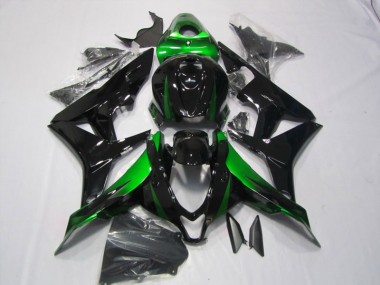 Kits Completo Carenado Moto CBR 600 RR 2007-2008 - Negro Verde