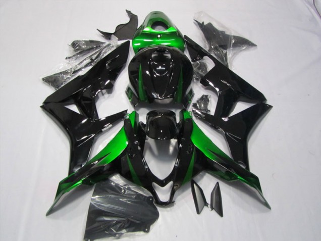 Kits Completo Carenado Moto CBR 600 RR 2007-2008 - Negro Verde Kits Completo Carenado Moto CBR 600 RR 2007-2008 - Negro Verde