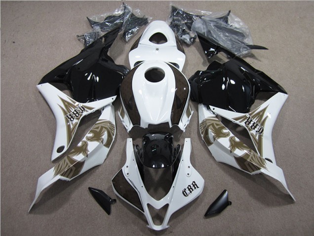 Kits Completo Carenado Moto CBR 600 RR 2009-2012 - Negro Blanco Kits Completo Carenado Moto CBR 600 RR 2009-2012 - Negro Blanco