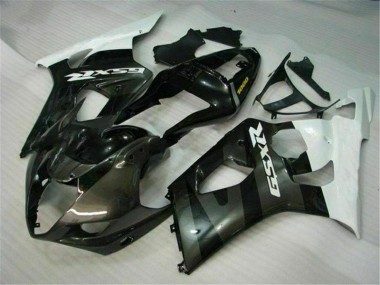 Kits Completo Carenado Moto GSXR 1000 K3 2003-2004 - Blanco Negro