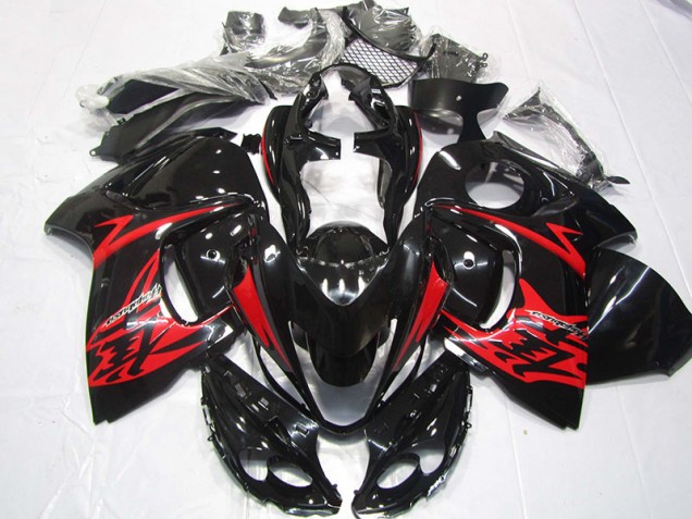 Kits Completo Carenado Moto GSXR 1300 Hayabusa 2008-2019 - Negro Rojo Kits Completo Carenado Moto GSXR 1300 Hayabusa 2008-2019 - Negro Rojo