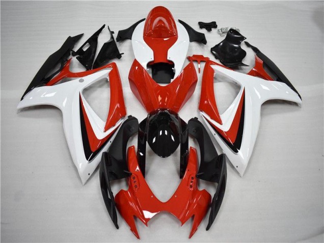 Kits Completo Carenado Moto GSXR 600 / 750 K6 2006-2007 - Rojo Negro Kits Completo Carenado Moto GSXR 600 / 750 K6 2006-2007 - Rojo Negro