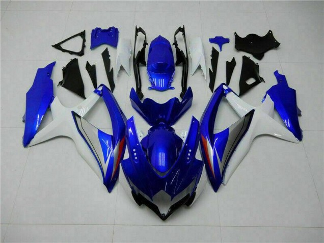 Kits Completo Carenado Moto GSXR 600 / 750 K8 2008-2010 - Azul Blanco Kits Completo Carenado Moto GSXR 600 / 750 K8 2008-2010 - Azul Blanco