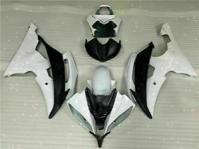 Kits Completo Carenado Moto R6 2008-2016 - Blanco Negro Kits Completo Carenado Moto R6 2008-2016 - Blanco Negro