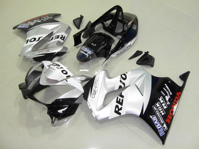 Kits Completo Carenado Moto VFR 800 2002-2013 - Plata Repsol Kits Completo Carenado Moto VFR 800 2002-2013 - Plata Repsol
