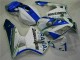 Moto Plástica CBR 600 RR 2005-2006 - Blanco Azul Moto Plástica CBR 600 RR 2005-2006 - Blanco Azul