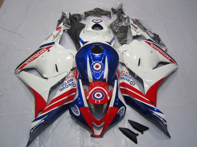 Moto Plástica CBR 600 RR 2009-2012 - Blanco Azul Rojo Moto Plástica CBR 600 RR 2009-2012 - Blanco Azul Rojo