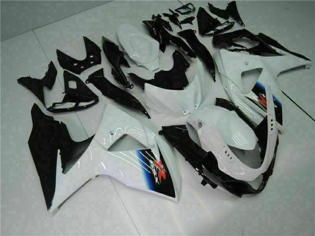 Moto Plástica GSXR 1000 K9 2009-2016 - Blanco Negro Moto Plástica GSXR 1000 K9 2009-2016 - Blanco Negro