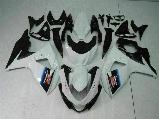 Moto Plástica GSXR 1000 K9 2009-2016 - Blanco Negro Moto Plástica GSXR 1000 K9 2009-2016 - Blanco Negro