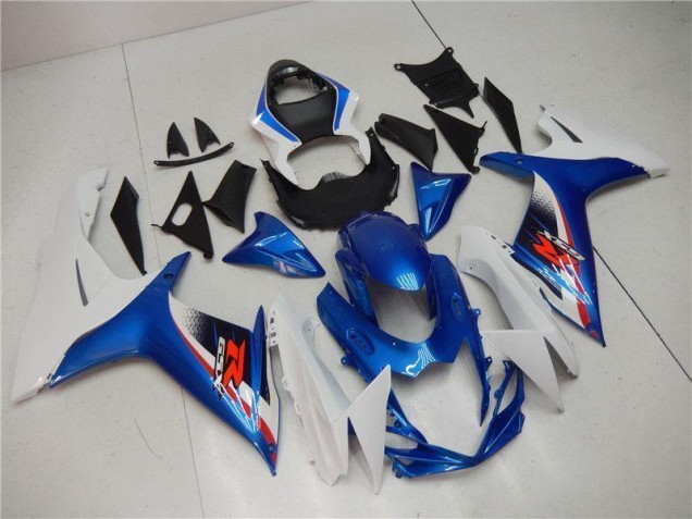 Moto Plástica GSXR 600 / 750 K11 2011-2021 - Azul Blanco Moto Plástica GSXR 600 / 750 K11 2011-2021 - Azul Blanco