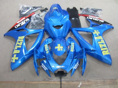 Moto Plástica GSXR 750 K6 2006-2007 - Azul Amarillo Rizla