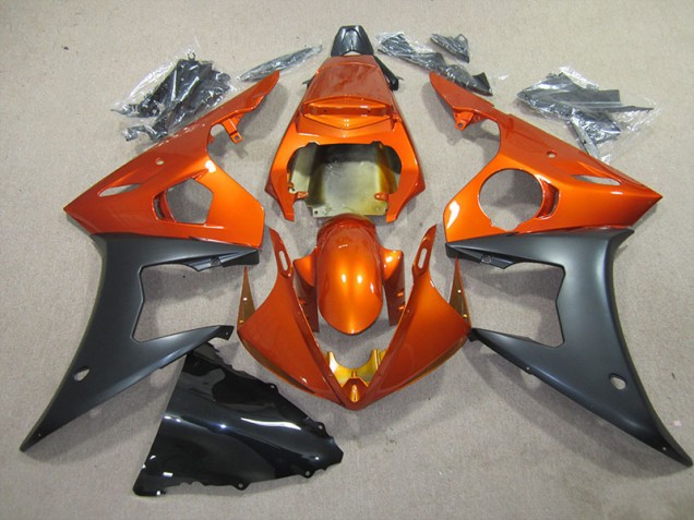 Moto Plástica R6 2003-2005 - Naranja Negro