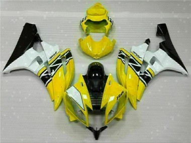 Moto Plástica R6 2006-2007 - Amarillo Blanco Negro