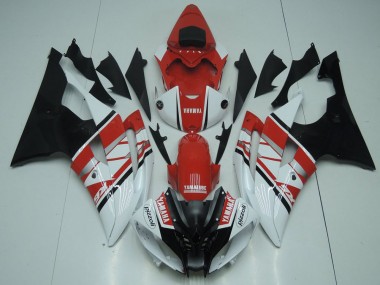 Moto Plástica R6 2008-2016 - Rojo Blanco Negro