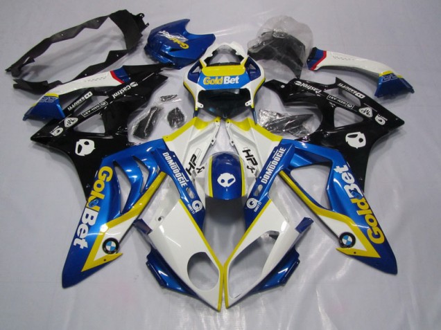 Moto Plástica S1000RR 2009-2014 - Azul Blanco GoldBet