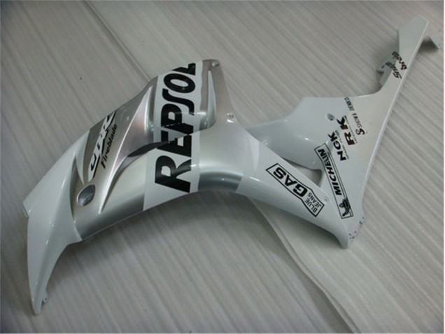 Moto Plástico CBR 1000 RR 2004-2005 - Blanco Plata Negro Repsol Moto Plástico CBR 1000 RR 2004-2005 - Blanco Plata Negro Repsol