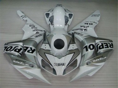 Moto Plástico CBR 1000 RR 2004-2005 - Blanco Plata Negro Repsol