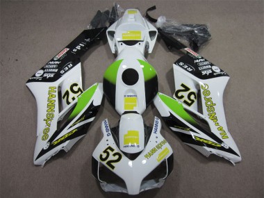 Moto Plástico CBR 1000 RR 2004-2005 - Blanco Verde Hannspree 52