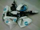 Moto Plástico CBR 600 RR 2005-2006 - Blanco Azul Moto Plástico CBR 600 RR 2005-2006 - Blanco Azul