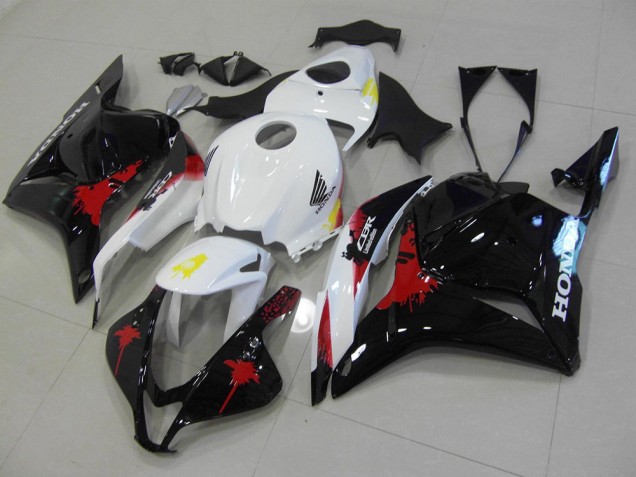 Moto Plástico CBR 600 RR 2009-2012 - Negro Rojo Blanco Moto Plástico CBR 600 RR 2009-2012 - Negro Rojo Blanco
