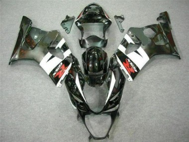 Moto Plástico GSXR 1000 K3 2003-2004 - Blanco Negro