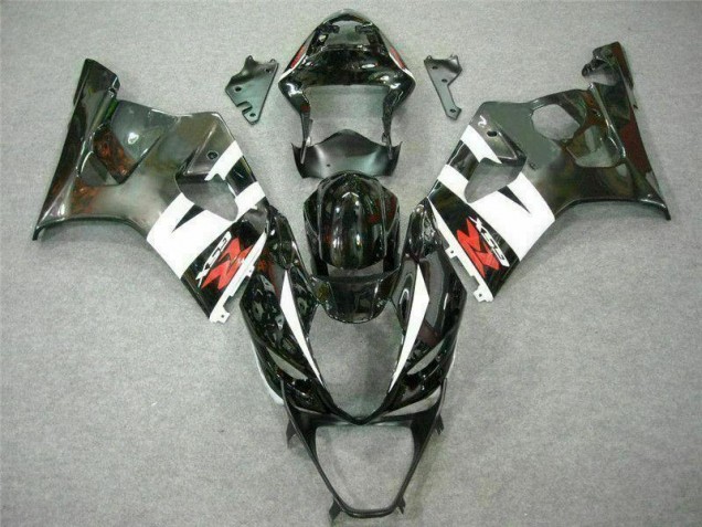 Moto Plástico GSXR 1000 K3 2003-2004 - Blanco Negro Moto Plástico GSXR 1000 K3 2003-2004 - Blanco Negro
