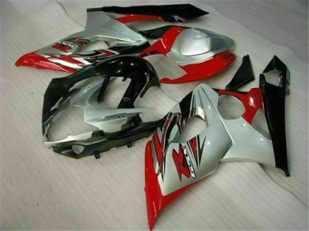 Moto Plástico GSXR 1000 K5 2005-2006 - Rojo Blanco Moto Plástico GSXR 1000 K5 2005-2006 - Rojo Blanco