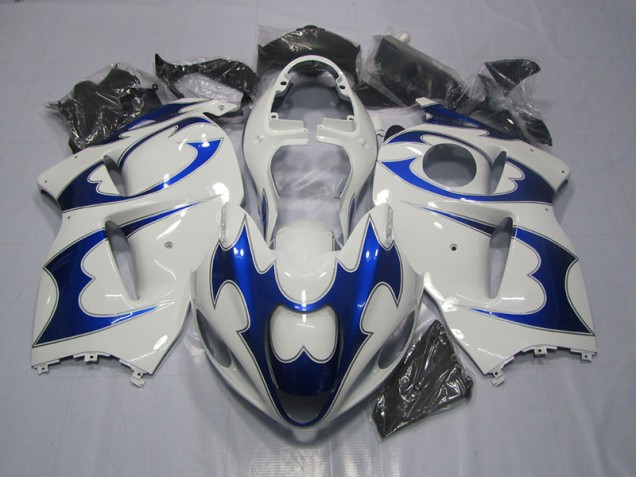 Moto Plástico GSXR 1300 Hayabusa 1996-2007 - Blanco Azul Moto Plástico GSXR 1300 Hayabusa 1996-2007 - Blanco Azul